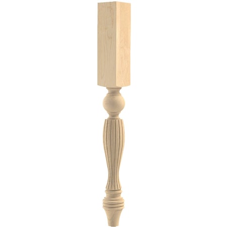 Designs Of Distinction Country French Reeded Island Column - Hard Maple 01060220HM1